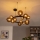 Brilagi - Lustră LED suspendată cu cablu MILLA 15xG9/3W/230V maro/maro fumuriu