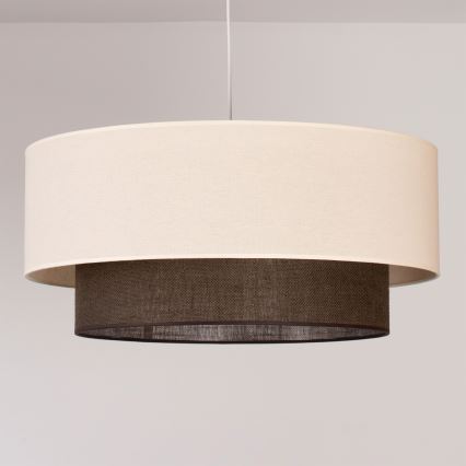 Brilagi - Lustră LED suspendată în stil Boho, 3xE27/15W/230V, Ø 60 cm, crem/maro