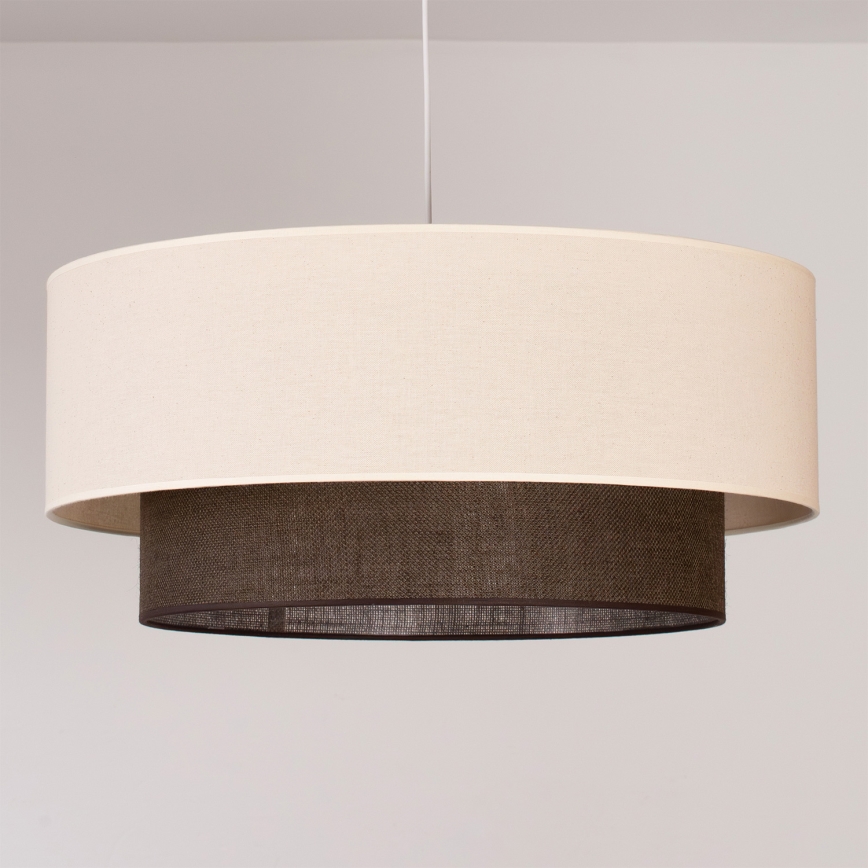 Brilagi - Lustră LED suspendată în stil Boho, 3xE27/15W/230V, Ø 60 cm, crem/maro