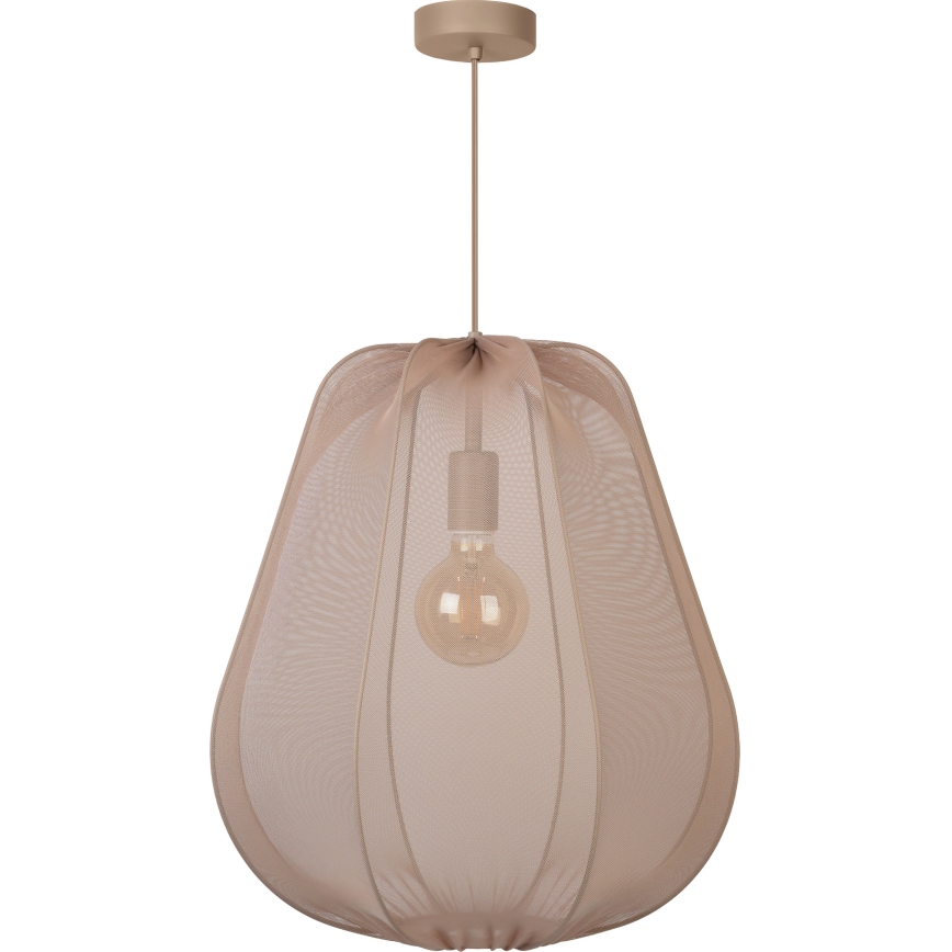 Brilagi - Lustră LED suspendată pe cablu ARVEN 1xE27/8W/230V, Ø 37 cm, bej
