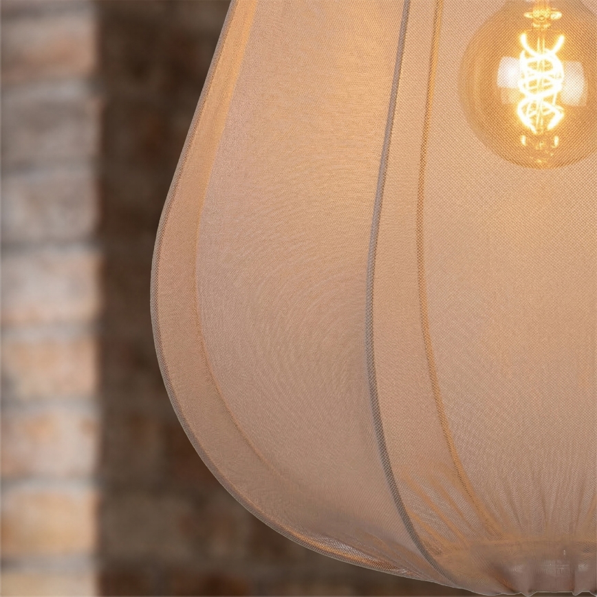 Brilagi - Lustră LED suspendată pe cablu ARVEN 1xE27/8W/230V, Ø 37 cm, bej