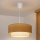 Brilagi - Lustră LED suspendată pe cablu BOHO ECO, 1x E27/10W/230V, Ø 40 cm, bej/crem