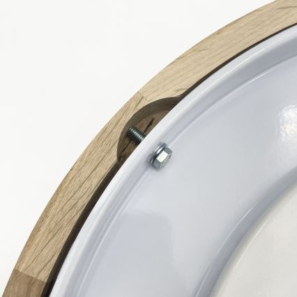 Brilagi - Lustră LED suspendată pe cablu CARVALHO MODERN 2xE27/60W/230V, stejar, Ø 37,5 cm