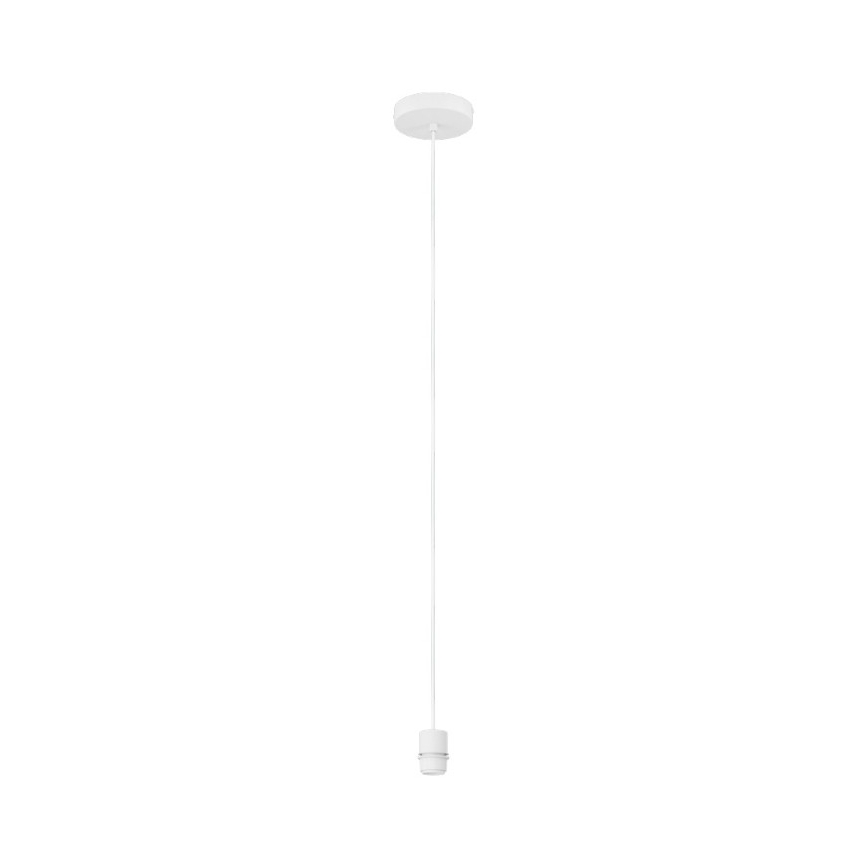 Brilagi - Lustră LED suspendată pe cablu CERIA 1xE27/40W/230V, diam. 30 cm, bej/alb
