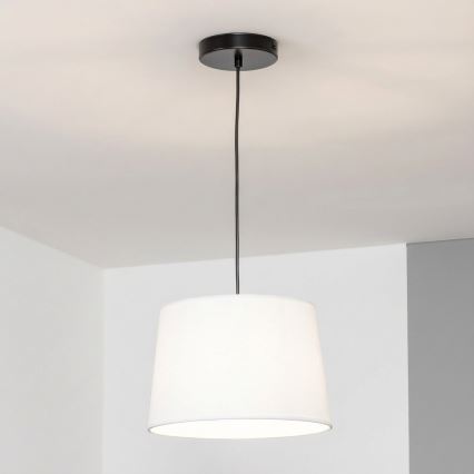 Brilagi - Lustra LED suspendată pe cablu CERIA 1xE27/40W/230V Ø 30 cm albă