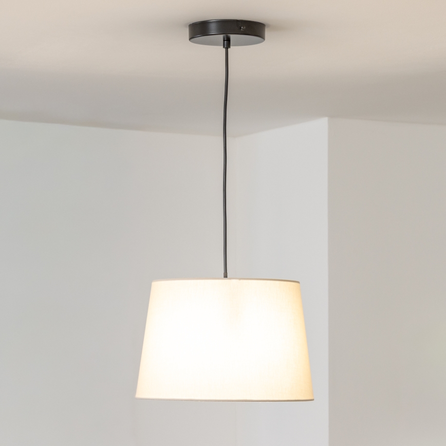 Brilagi - Lustră LED suspendată pe cablu CERIA, 1xE27/40W/230V, Ø 30 cm, bej