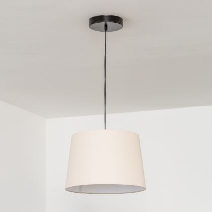 Brilagi - Lustră LED suspendată pe cablu CERIA, 1xE27/40W/230V, Ø 30 cm, bej