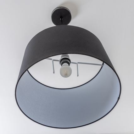 Brilagi - Lustră LED suspendată pe cablu CERIA 1xE27/40W/230V Ø 45 cm neagră