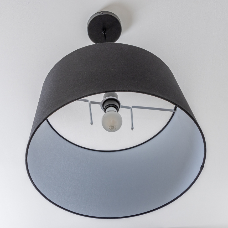 Brilagi - Lustră LED suspendată pe cablu CERIA 1xE27/40W/230V Ø 45 cm neagră