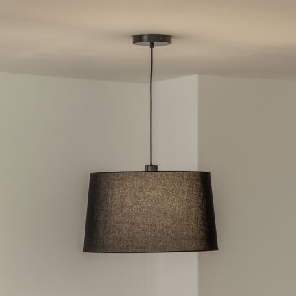 Brilagi - Lustră LED suspendată pe cablu CERIA 1xE27/40W/230V Ø 45 cm neagră