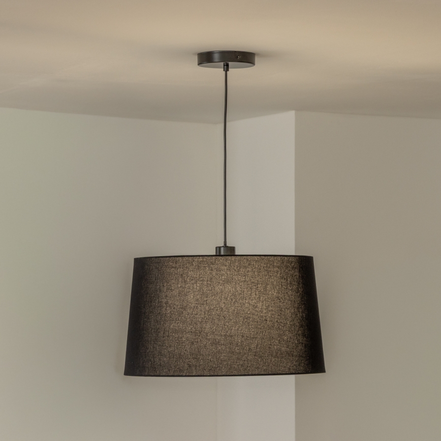 Brilagi - Lustră LED suspendată pe cablu CERIA 1xE27/40W/230V Ø 45 cm neagră