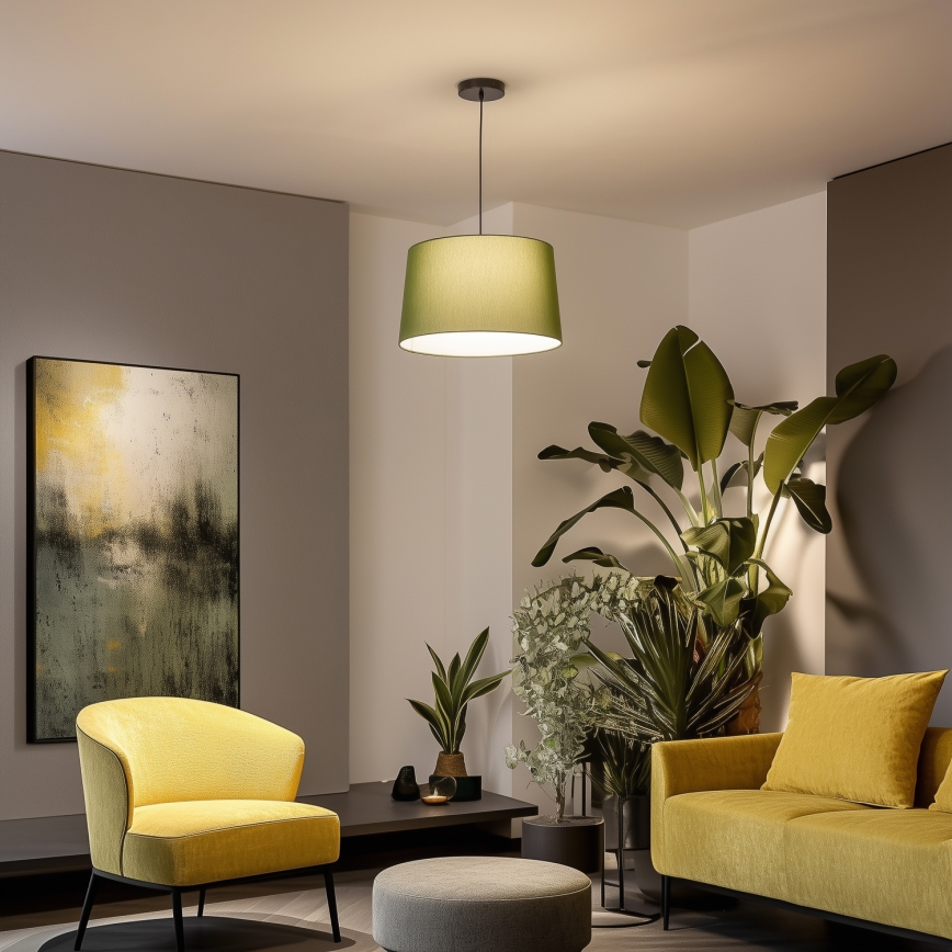 Brilagi - Lustră LED suspendată pe cablu CERIA, 1xE27/40W/230V, Ø 45 cm, verde