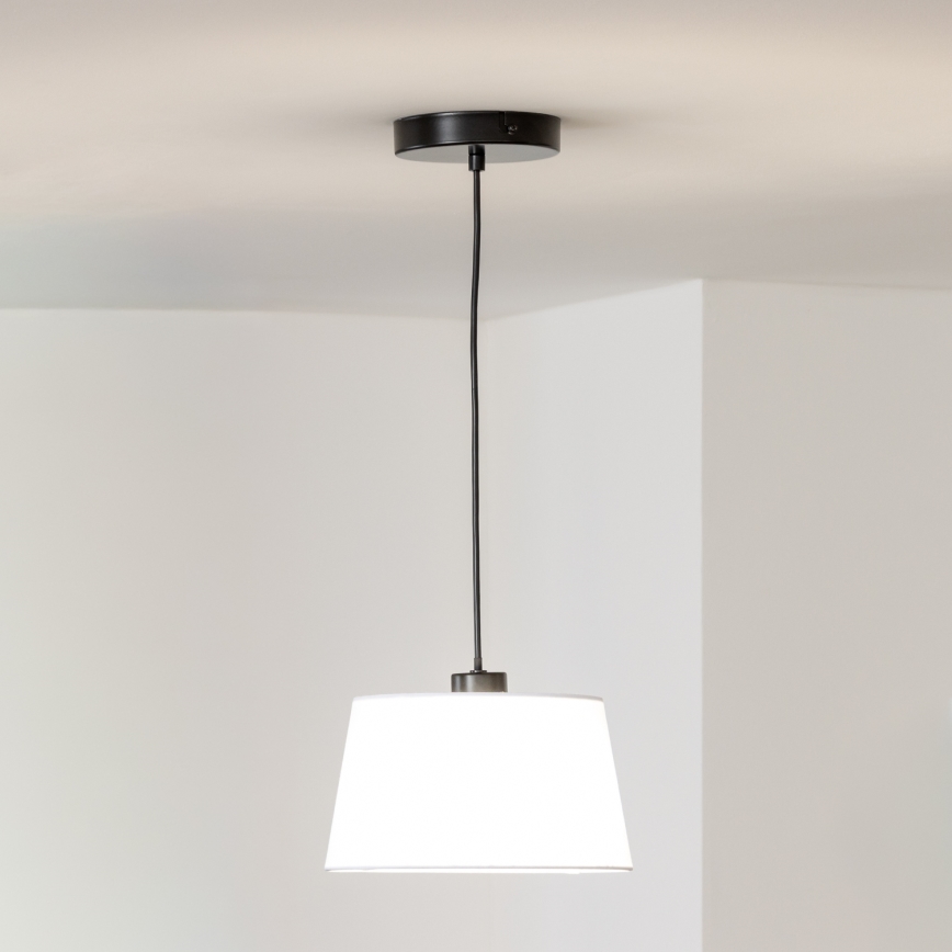 Brilagi - Lustră LED suspendată pe cablu CERIA 1xE27/40W/230V Ø25 cm, albă