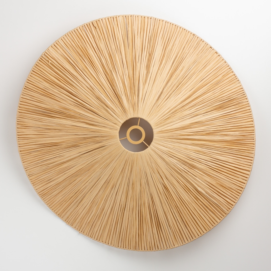 Brilagi - Lustră LED suspendată pe cablu CERIA BOHO, 1xE27/40W/230V, Ø 80 cm, din rafie