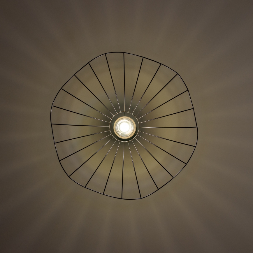 Brilagi - Lustră LED suspendată pe cablu CERIA WIRE 1xE27/40W/230V Ø 60 cm negru