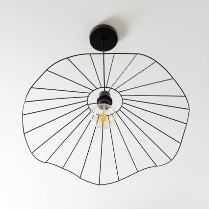 Brilagi - Lustră LED suspendată pe cablu CERIA WIRE 1xE27/40W/230V Ø 60 cm negru
