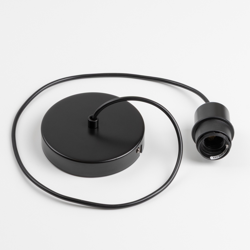 Brilagi - Lustră LED suspendată pe cablu CERIA WIRE 1xE27/40W/230V Ø 60 cm negru