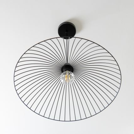 Brilagi - Lustră LED suspendată pe cablu CERIA WIRE, 1xE27/40W/230V, Ø 60 cm, negru