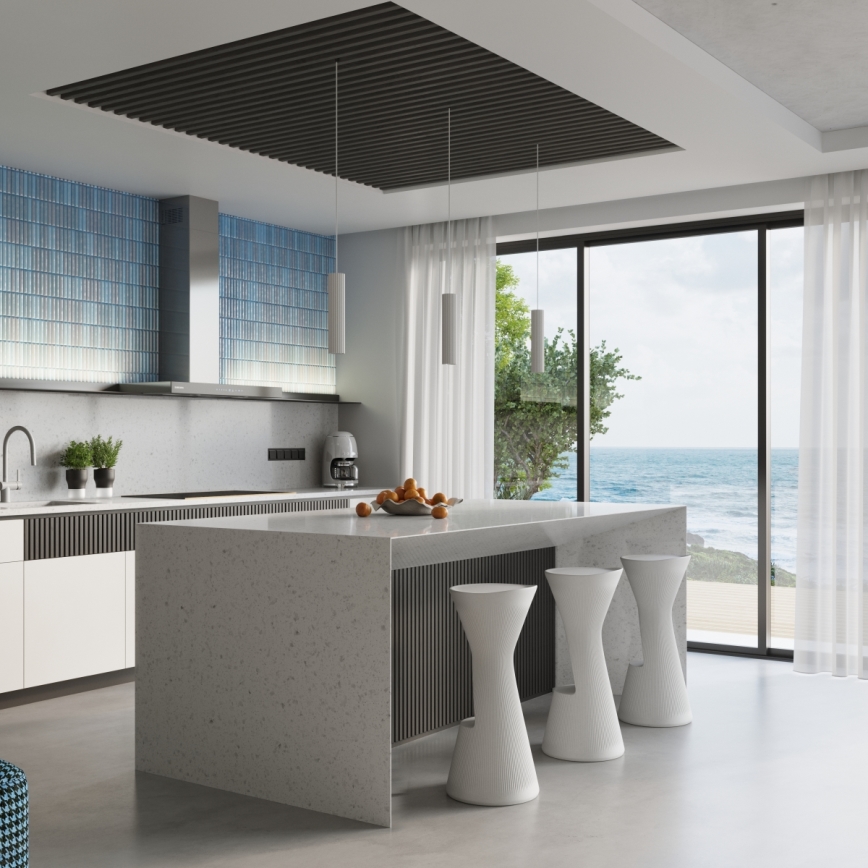 Brilagi - Lustră LED suspendată pe cablu CRESTO 1xGU10/10W/230V albă