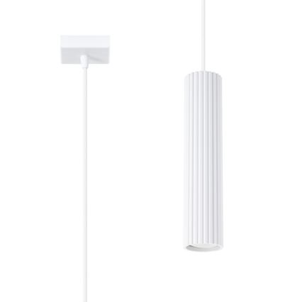 Brilagi - Lustră LED suspendată pe cablu CRESTO 1xGU10/10W/230V albă