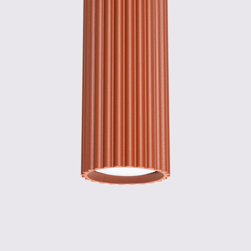 Brilagi - Lustră LED suspendată pe cablu CRESTO 1xGU10/10W/230V roșie