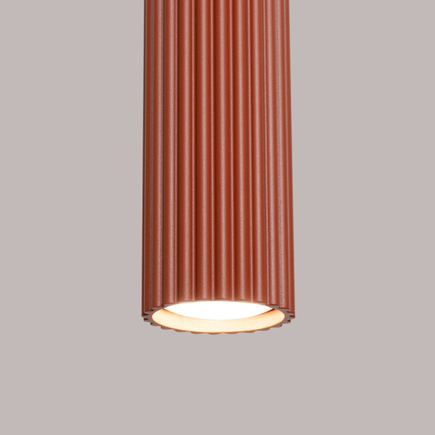 Brilagi - Lustră LED suspendată pe cablu CRESTO 1xGU10/10W/230V roșie