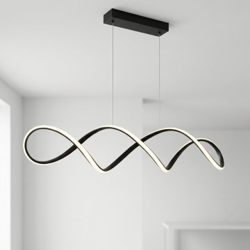Brilagi - Lustră LED suspendată pe cablu DNA, 41 W, 230 V, 4100 K, negru
