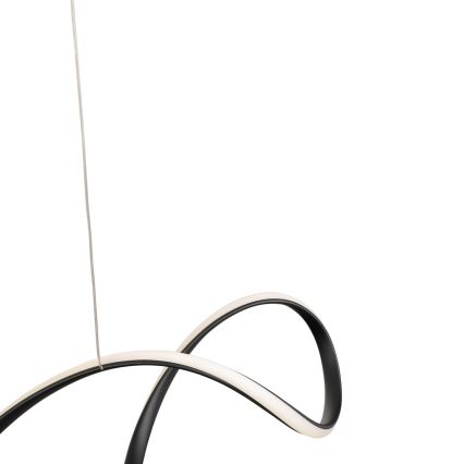 Brilagi - Lustră LED suspendată pe cablu DNA, 41 W, 230 V, 4100 K, negru