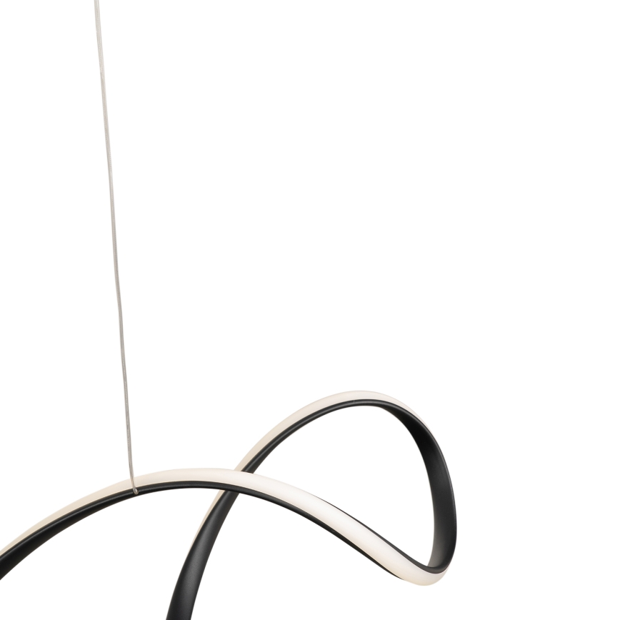 Brilagi - Lustră LED suspendată pe cablu DNA, 41 W, 230 V, 4100 K, negru
