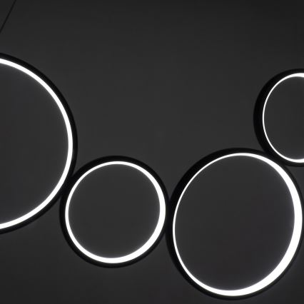 Brilagi - Lustră LED suspendată pe cablu ECHO LED/60W/230V 4000K 100 cm negru