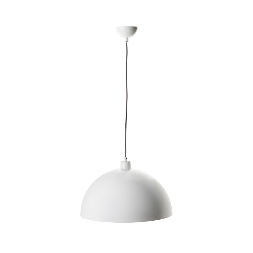 Brilagi - Lustră LED suspendată pe cablu METALO 1xE27/40W/230V diam. 40 cm alb/cupru
