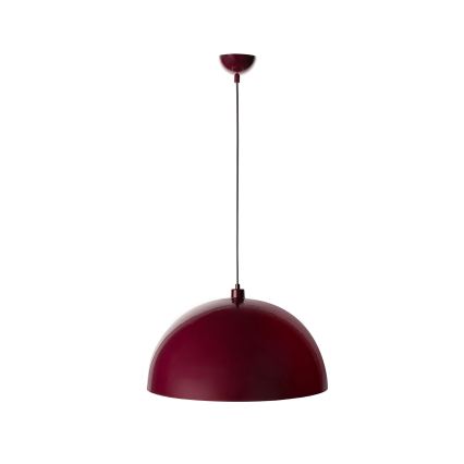 Brilagi - Lustră LED suspendată pe cablu METALO 1xE27/40W/230V diam. 40 cm burgund/aramă