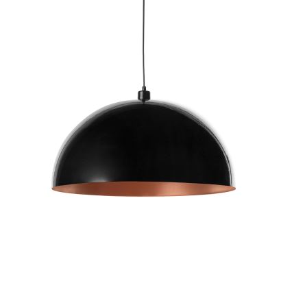 Brilagi - Lustră LED suspendată pe cablu METALO 1xE27/40W/230V Ø 40 cm negru/cupru