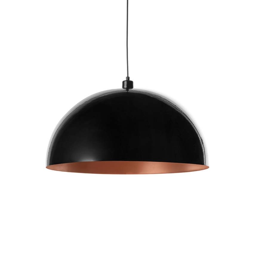 Brilagi - Lustră LED suspendată pe cablu METALO 1xE27/40W/230V Ø 40 cm negru/cupru