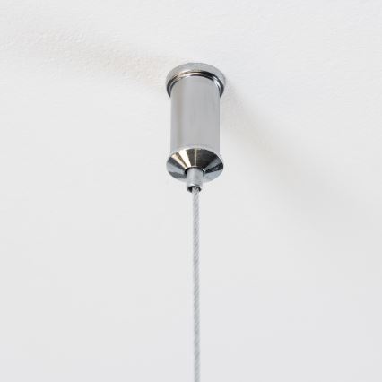 Brilagi - Lustră LED suspendată pe cablu MILLA, 15xG9/3W/230V, negru cromat/fumuriu