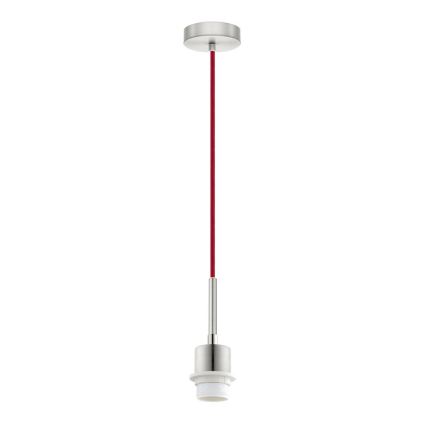 Brilagi - lustră LED suspendată pe cablu NUBILA 1xE27/60W/230V, diam. 14 cm, roșie