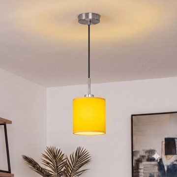 Brilagi - Lustră LED suspendată pe cablu NUBILA 1xE27/60W/230V Ø 14 cm negru/galben