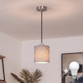 Brilagi - Lustra LED suspendată pe cablu NUBILA 1xE27/60W/230V Ø 14 cm negru/gri