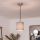 Brilagi - Lustra LED suspendată pe cablu NUBILA 1xE27/60W/230V Ø 14 cm negru/gri