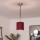 Brilagi - Lustră LED suspendată pe cablu NUBILA 1xE27/60W/230V Ø 14 cm negru/roșu pompeian
