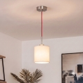 Brilagi - Lustră LED suspendată pe cablu NUBILA 1xE27/60W/230V Ø 14 cm roșu/crem