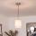 Brilagi - Lustră LED suspendată pe cablu NUBILA 1xE27/60W/230V Ø 14 cm roșu/crem