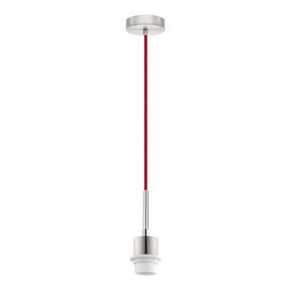 Brilagi - Lustră LED suspendată pe cablu NUBILA 1xE27/60W/230V Ø 14 cm roșu/verde