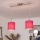 Brilagi - Lustră LED suspendată pe cablu NUBILA 2xE27/60W/230V roz