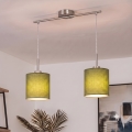 Brilagi - Lustră LED suspendată pe cablu NUBILA 2xE27/60W/230V verde