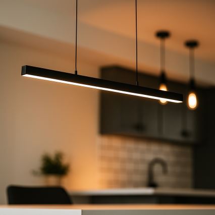 Brilagi - Lustră LED suspendată pe cablu PAXIS LED/30W/230V, 120 cm, negru