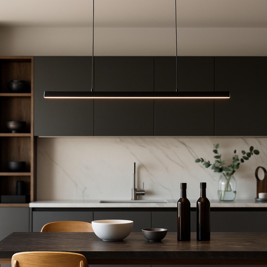 Brilagi - Lustră LED suspendată pe cablu PAXIS LED/30W/230V, 120 cm, negru