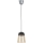 Brilagi - Lustră LED suspendată pe cablu RETRO GLASS 1xE27/60W/230V Ø 15,5 cm argintiu/bej fumuriu/negru