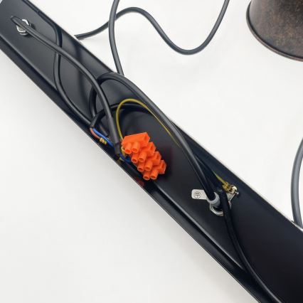 BRILAGI - Lustra LED suspendată pe cablu RIDDY 4xE27/60W/230V cupru cu patină