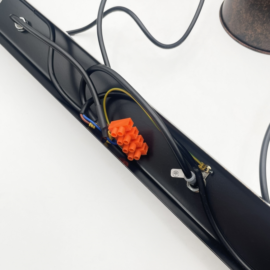 BRILAGI - Lustra LED suspendată pe cablu RIDDY 4xE27/60W/230V cupru cu patină